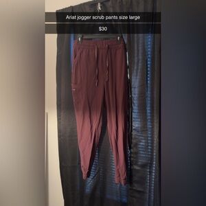 Ariat Women's Burgundy Jogger Pants
